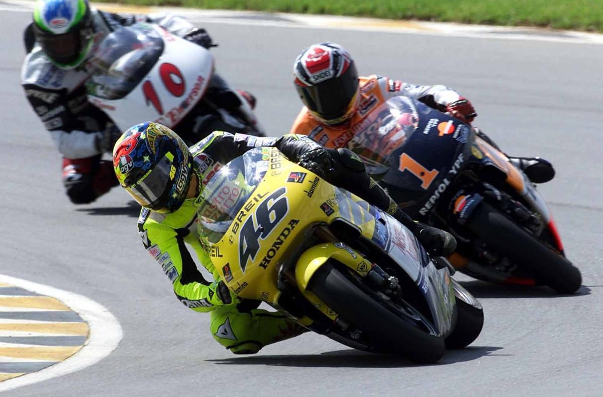 Valentino Rossi first MOTO GP title - 2001