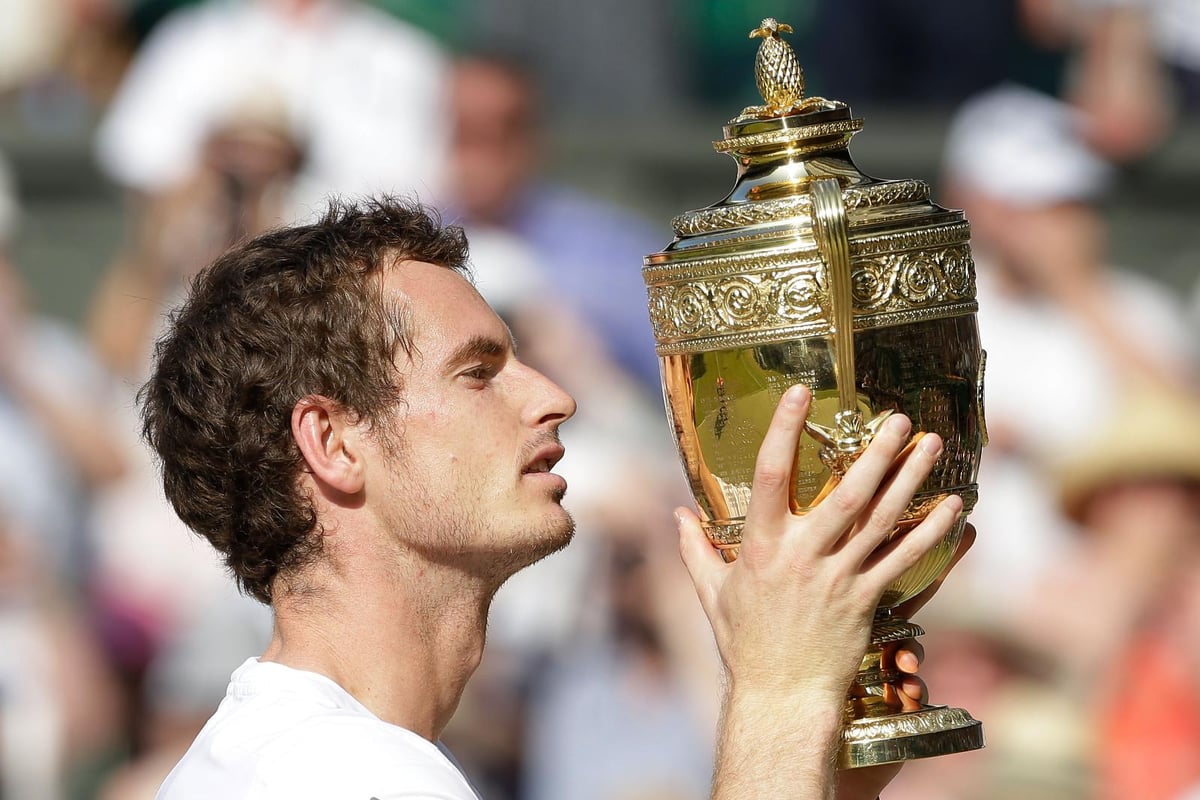 Andy Murray winning Wimbledon 2013